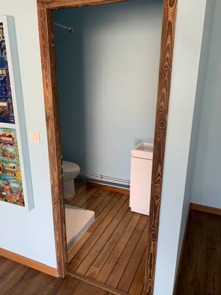 Créer d'une salle d'eau dans une suite parentale située à Sanguinet 